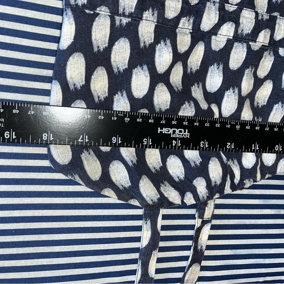 Patagonia cute tank  blue white adjustable straps top size 10 - Picture 6 of 6